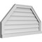 Ekena Millwork Octagonal Top Surface Mount PVC Gable Vent w/ 2"W x 2"P Brickmould Sill Frame, 38"W x 20"H GVPOT38X2003SN - alternate 3